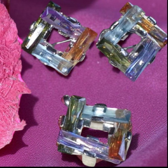 Colorful Geometric Earrings for pierced and Pendant New Boutique - Picture 6 of 11